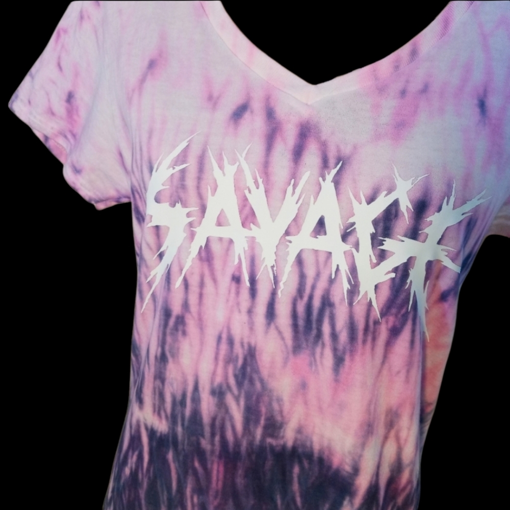 Crystal's Creations Savage Tie Dye T-shirt (1 of a kind)